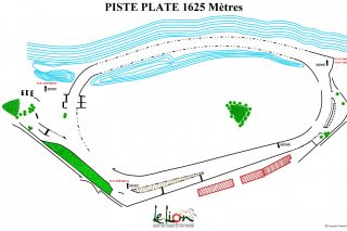 plan piste plate 1625m